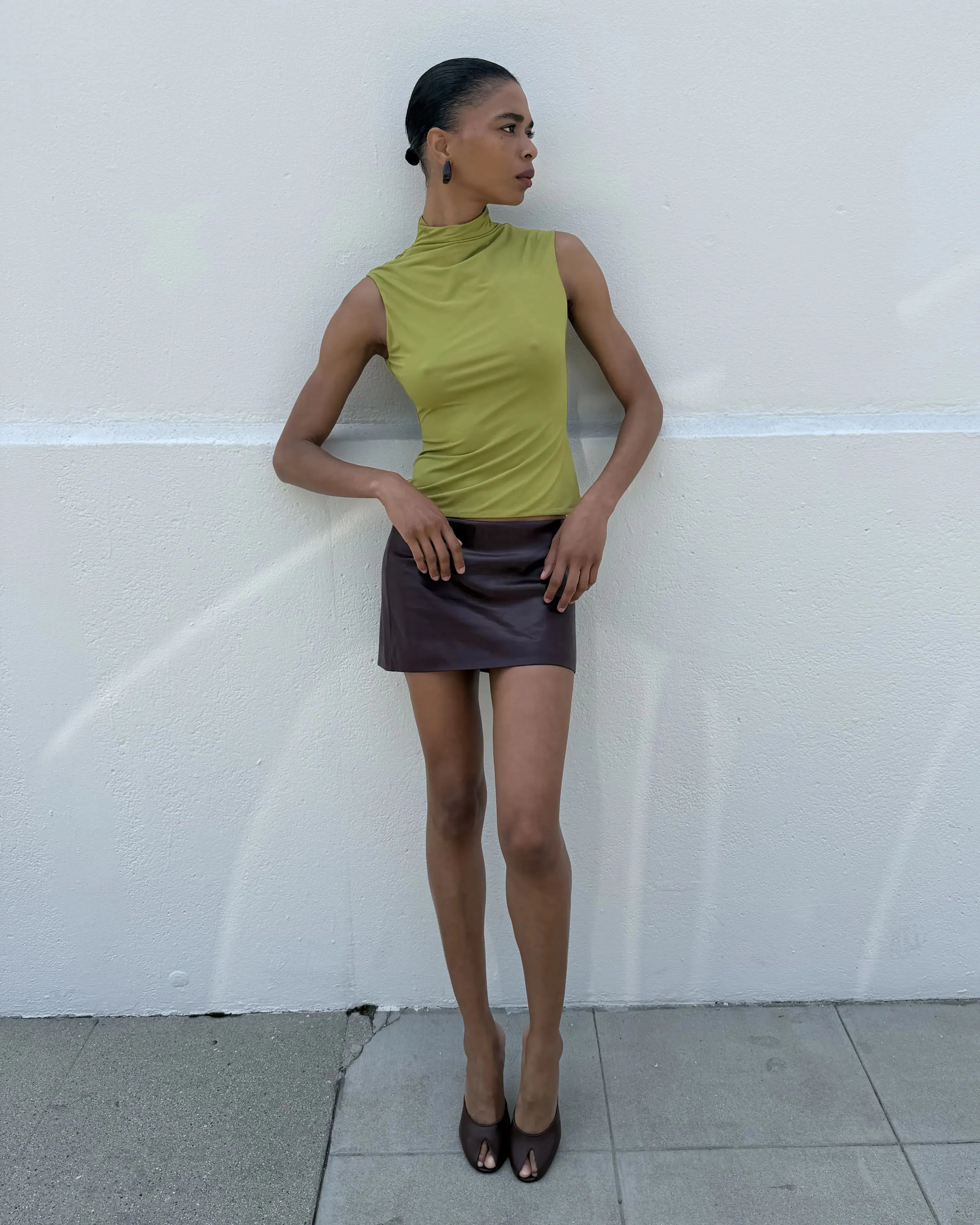 Alexandra Mock Neck Tee sold by Mimchik product image thumbnail 2