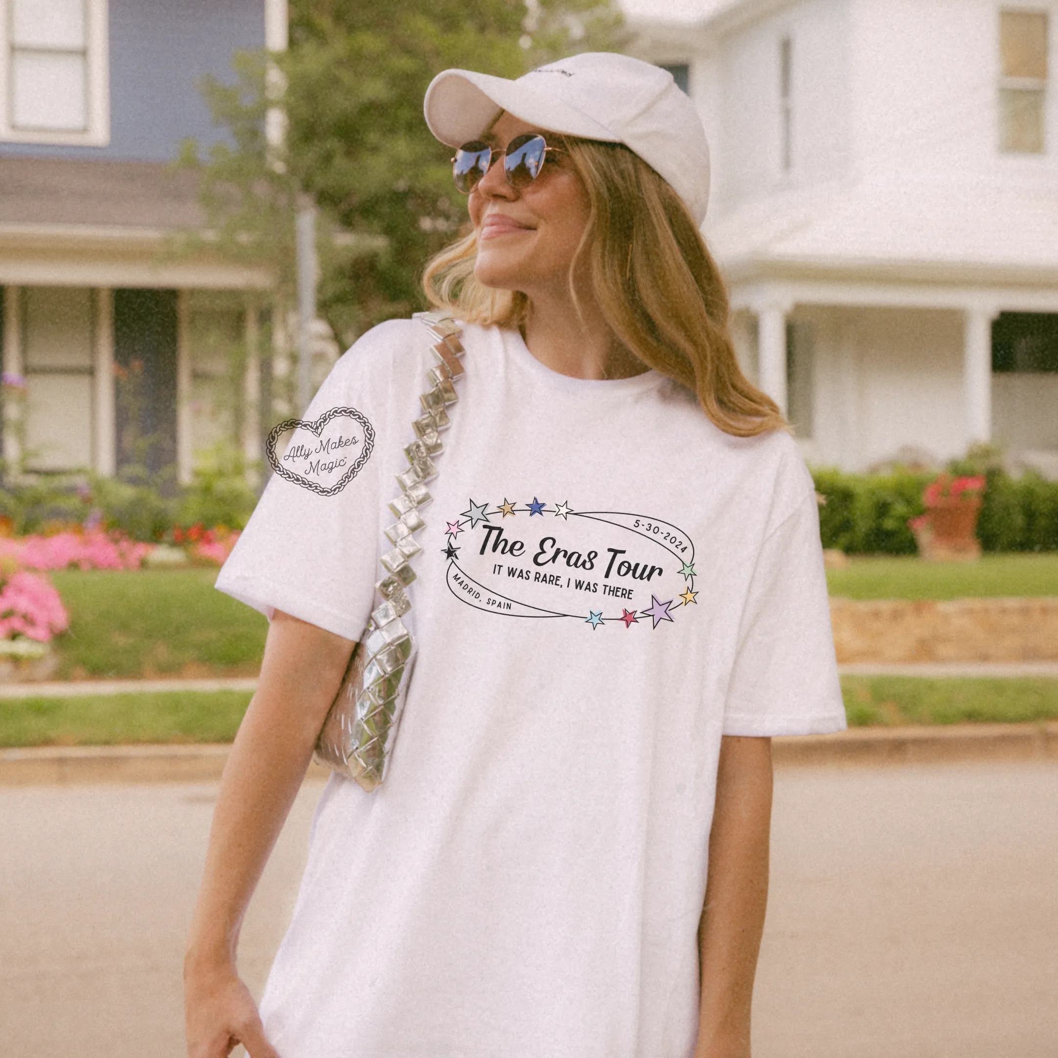 madrid night 2 retro tee | comfort colors sold by Ally Makes Magic product image thumbnail 2