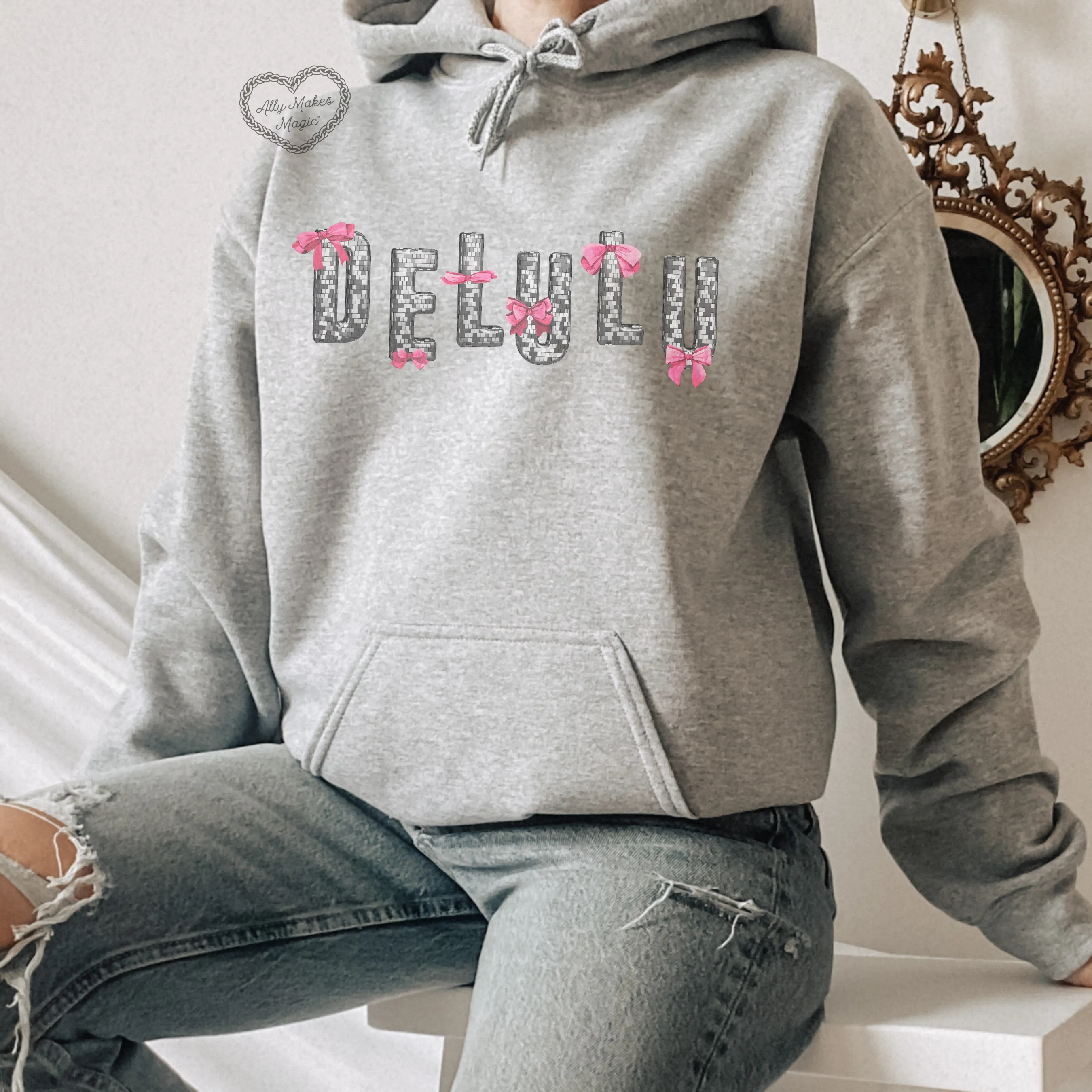 delulu hoodie sold by Ally Makes Magic product image thumbnail 4
