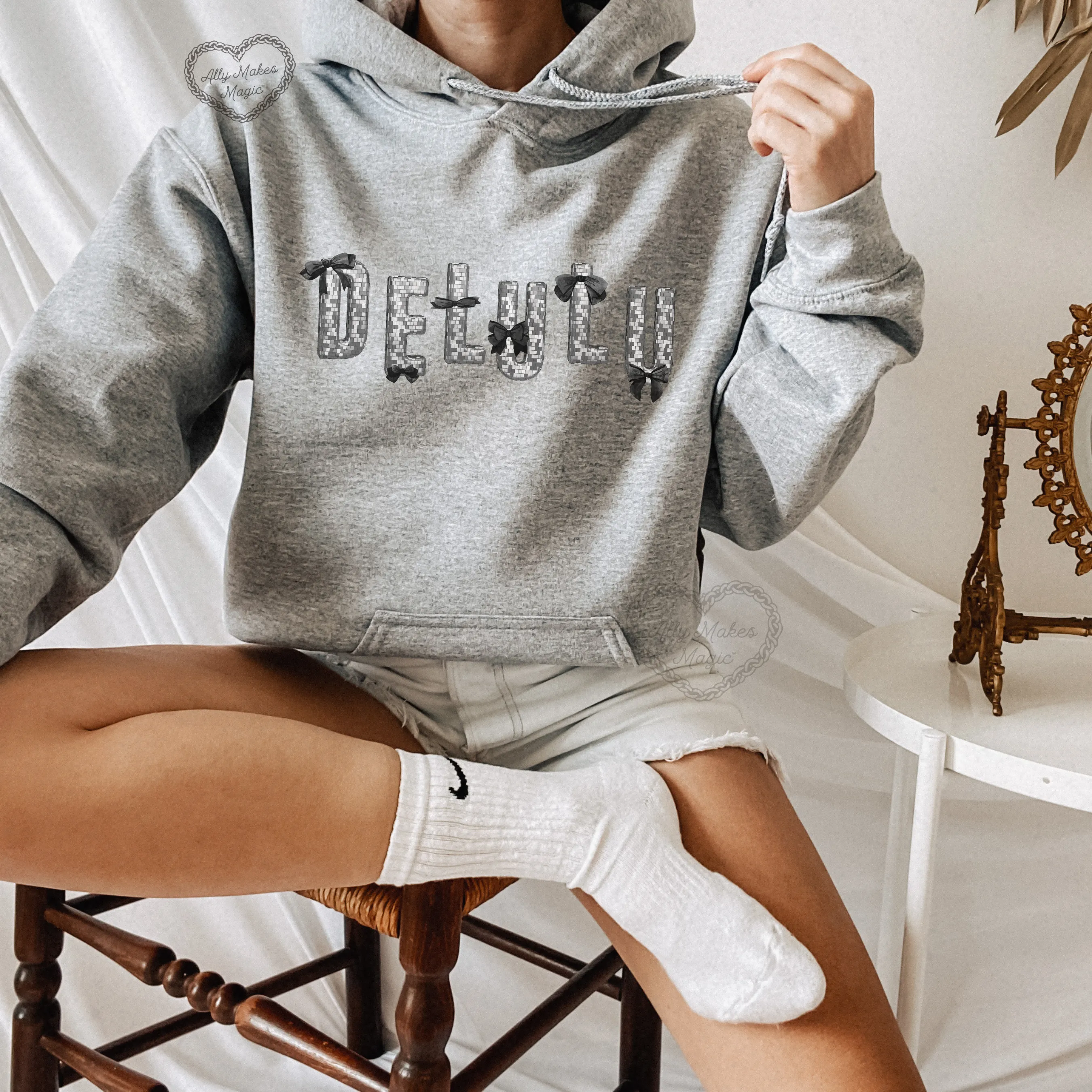 delulu hoodie sold by Ally Makes Magic product image thumbnail 3