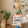 london night 3 retro tote bag sold by Ally Makes Magic