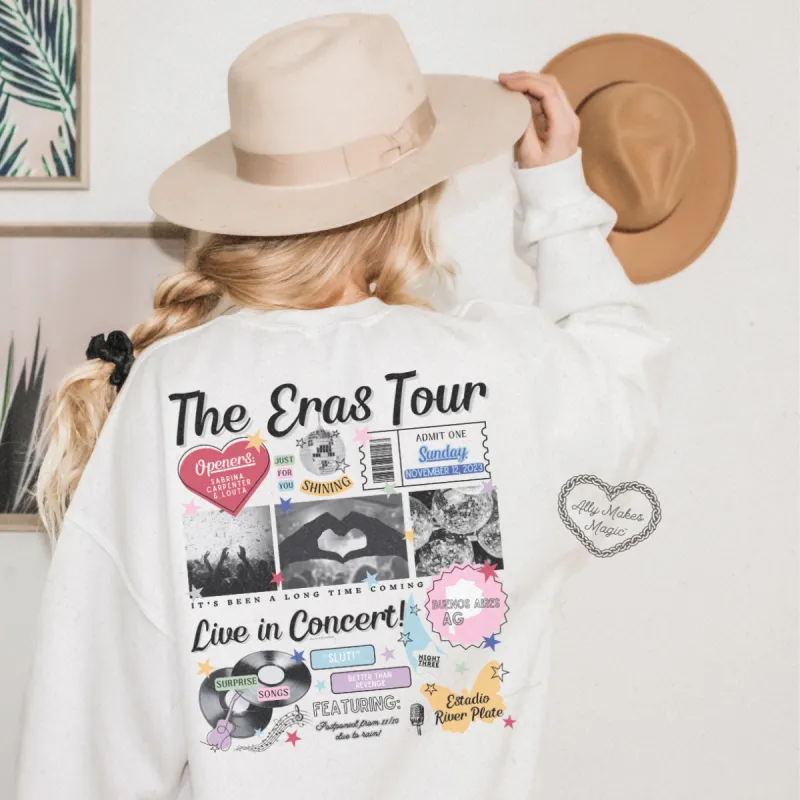 buenos aires night 3 retro sweater | gildan sold by Ally Makes Magic