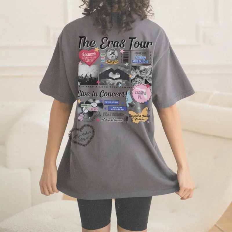 tampa night 2 retro t-shirt | comfort colors sold by Ally Makes Magic