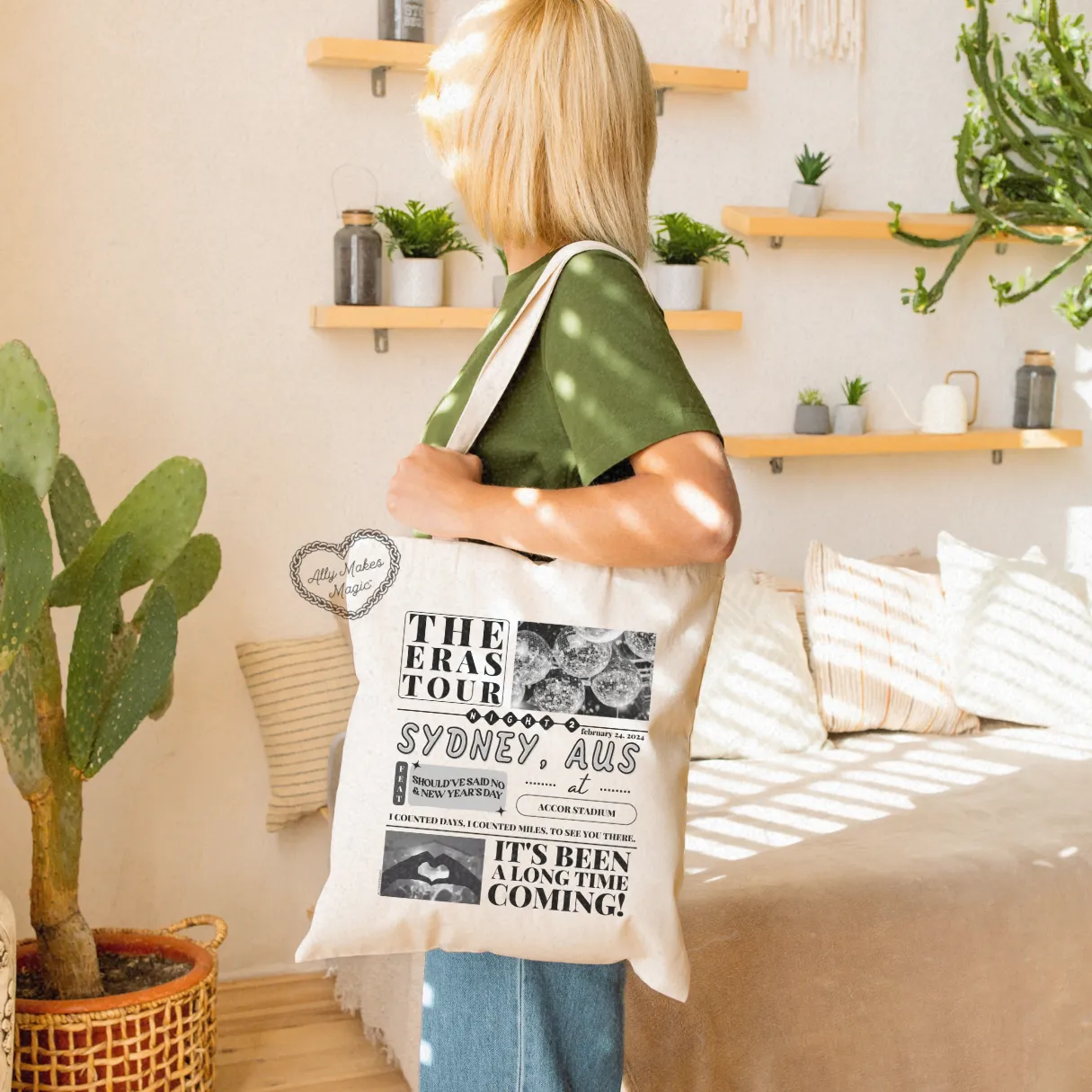 sydney night 2 tote bag sold by Ally Makes Magic