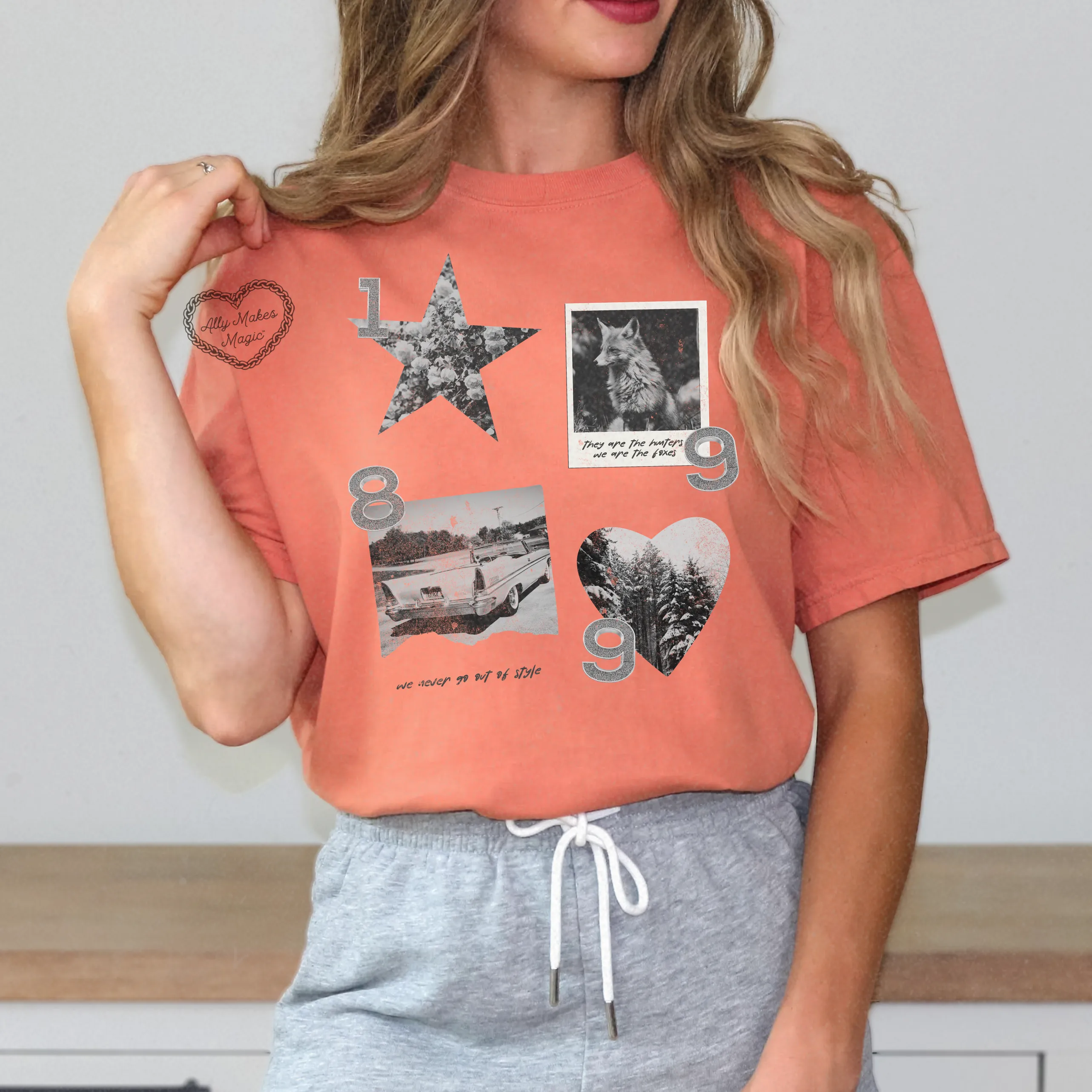 the '89 polaroid tee sold by Ally Makes Magic