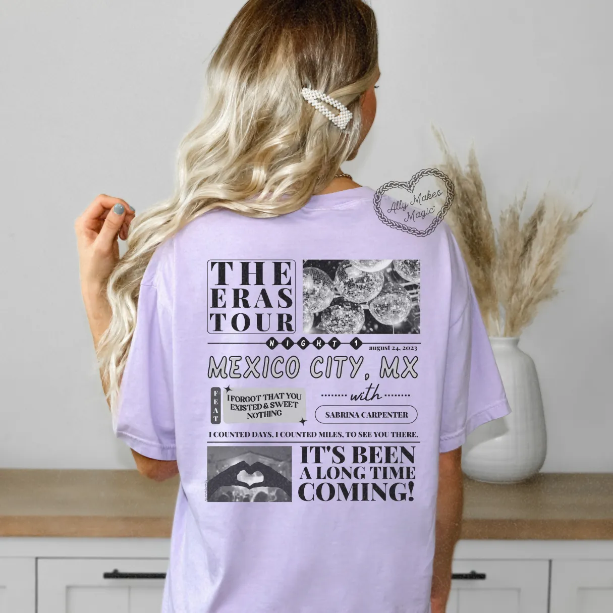 mexico city night 1 t-shirt | comfort colors sold by Ally Makes Magic