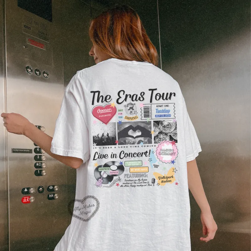 hamburg night 1 retro tee | comfort colors sold by Ally Makes Magic