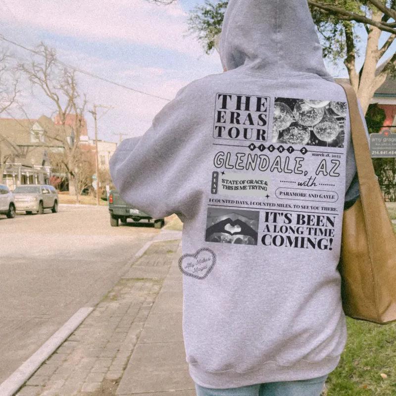 glendale night 2 hoodie sold by Ally Makes Magic