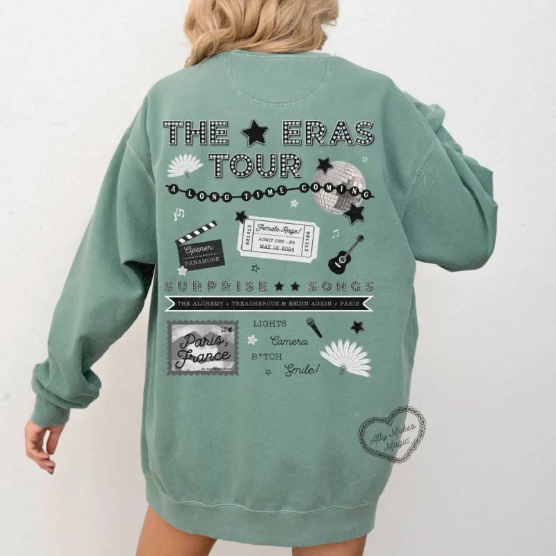 paris night 4 pullover | comfort colors (tortured) sold by Ally Makes Magic