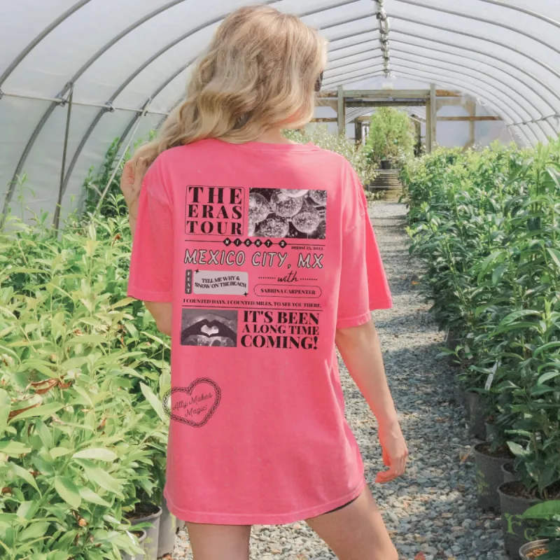 mexico city night 2 t-shirt | comfort colors sold by Ally Makes Magic