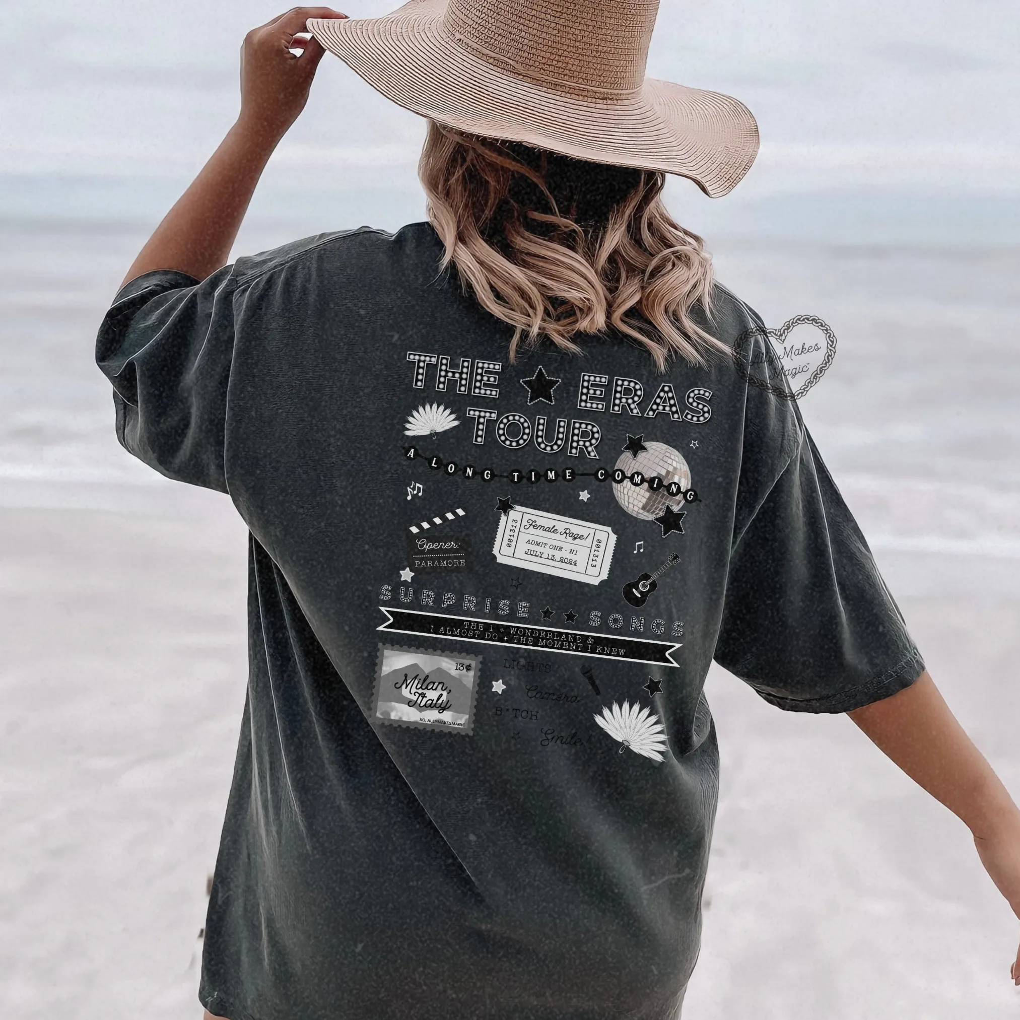 milan night 1 tee | comfort colors (tortured) sold by Ally Makes Magic