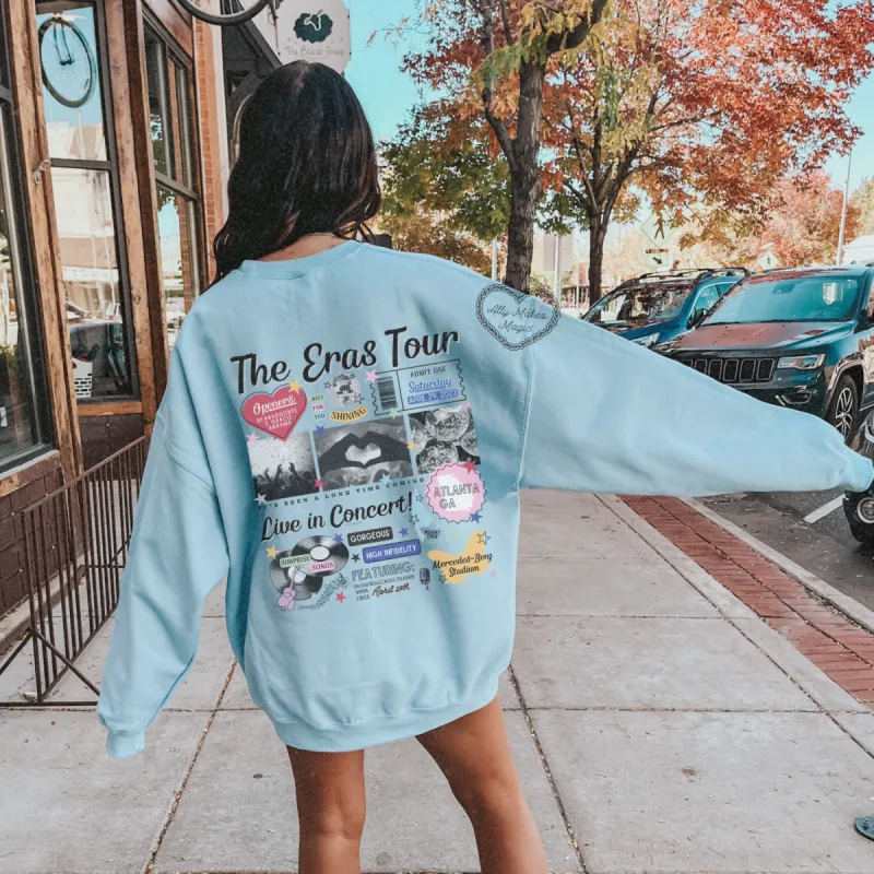 atlanta night 2 retro sweater | gildan sold by Ally Makes Magic