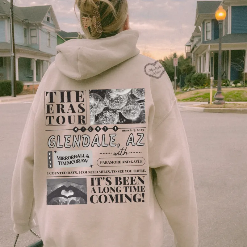 glendale night 1 hoodie sold by Ally Makes Magic