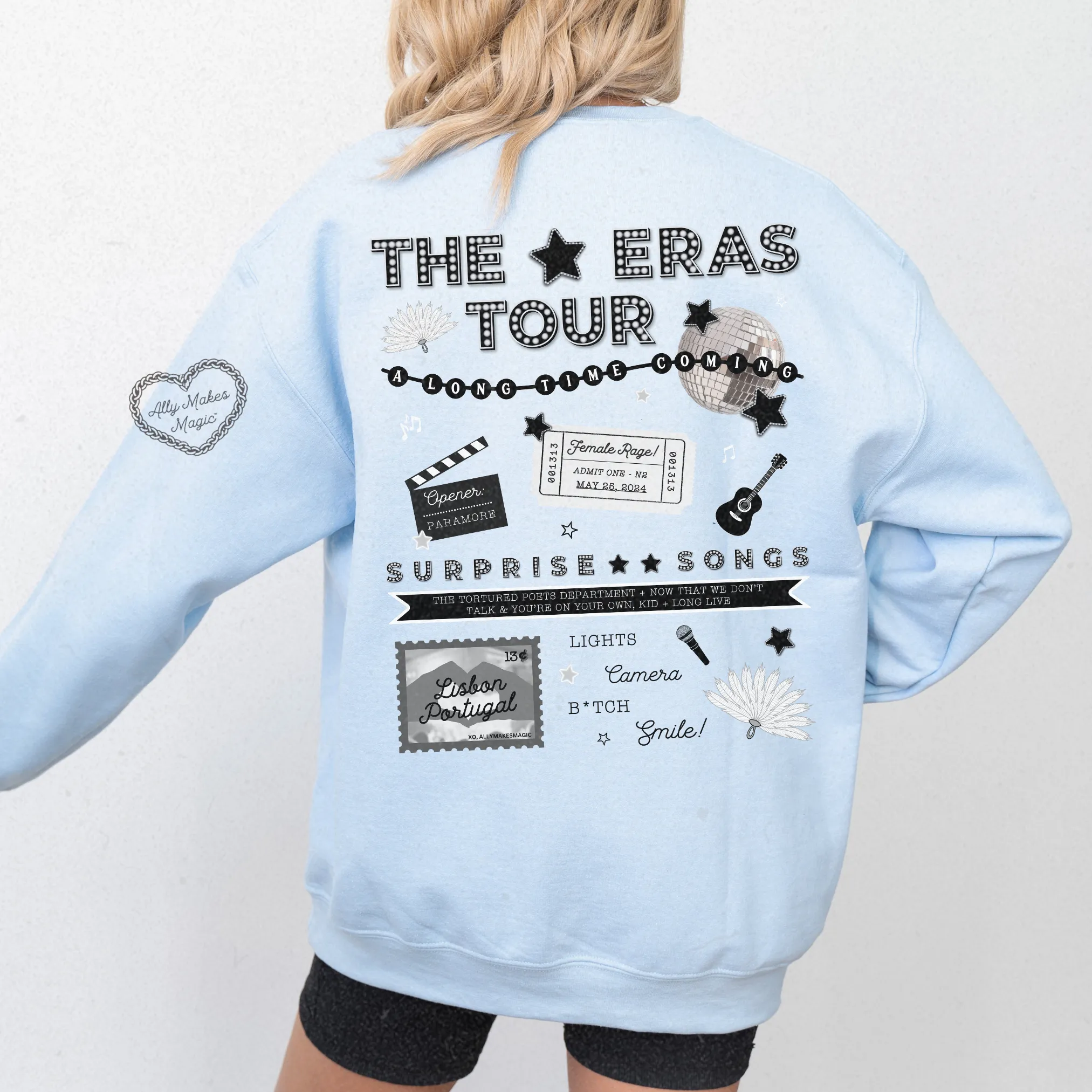 lisbon night 1 sweater | gildan (tortured) sold by Ally Makes Magic