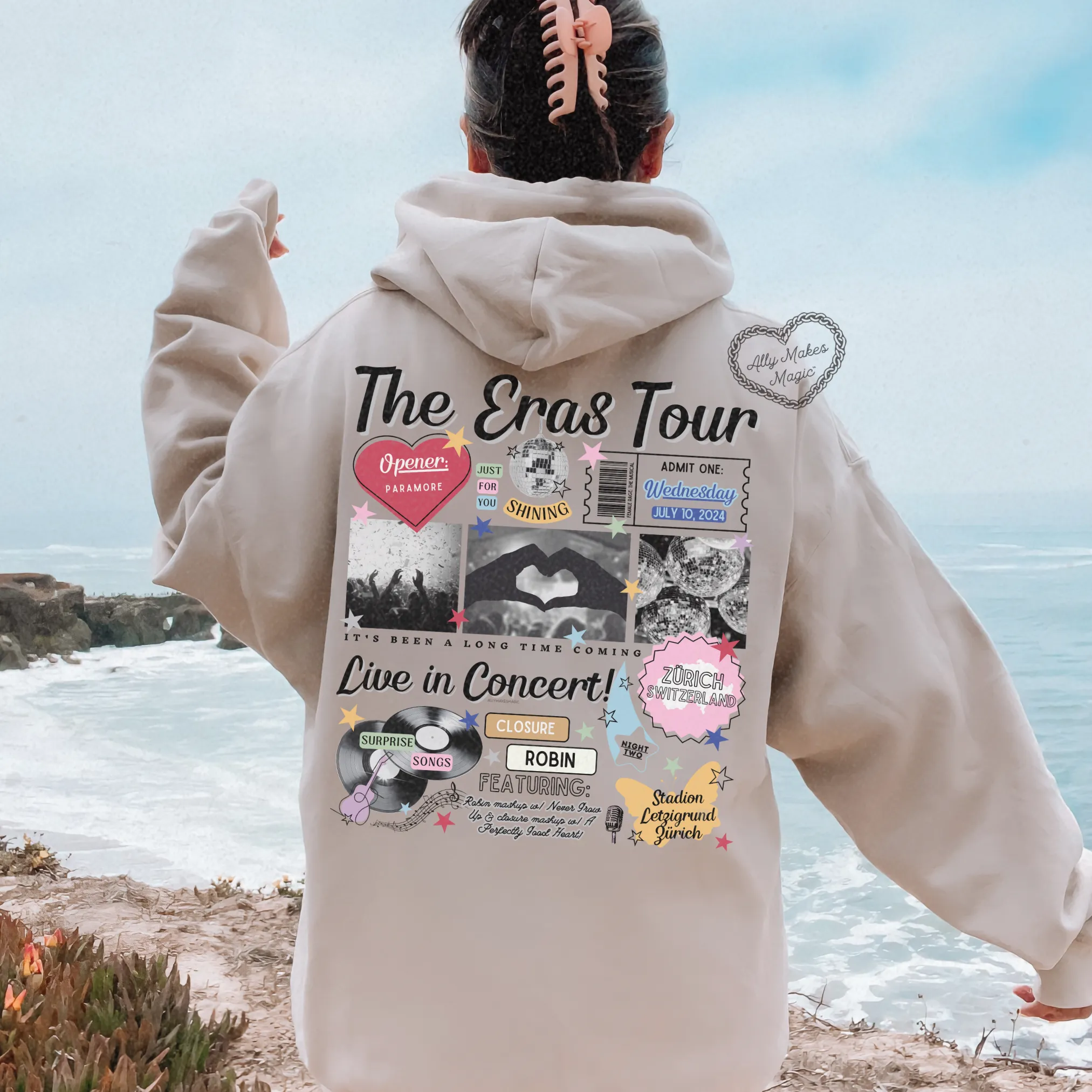 zurich night 2 retro hoodie sold by Ally Makes Magic