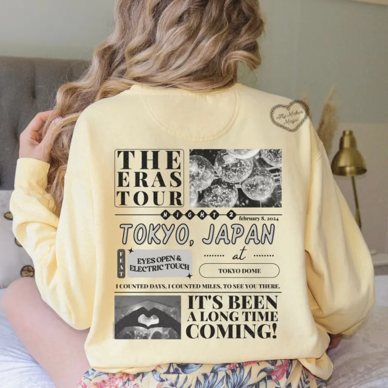 tokyo night 2 pullover | comfort colors sold by Ally Makes Magic