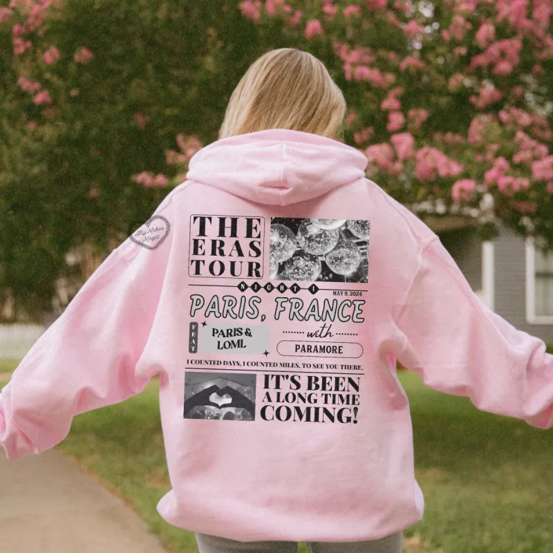 paris night 1 hoodie sold by Ally Makes Magic