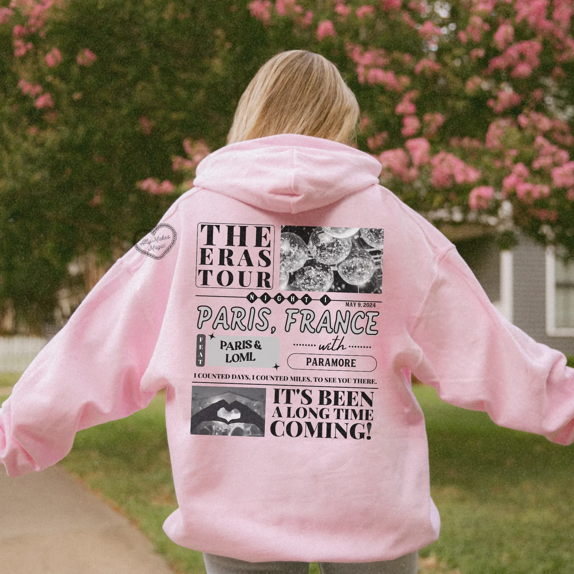 paris night 1 hoodie sold by Ally Makes Magic