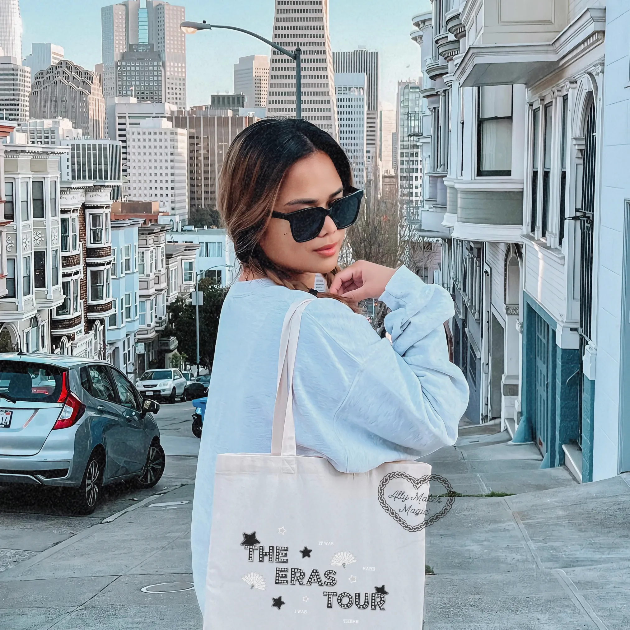 liverpool night 2 tote bag (tortured) sold by Ally Makes Magic product image thumbnail 2