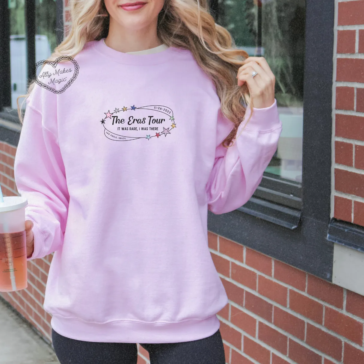 são paulo night 3 retro sweater | gildan sold by Ally Makes Magic product image thumbnail 2