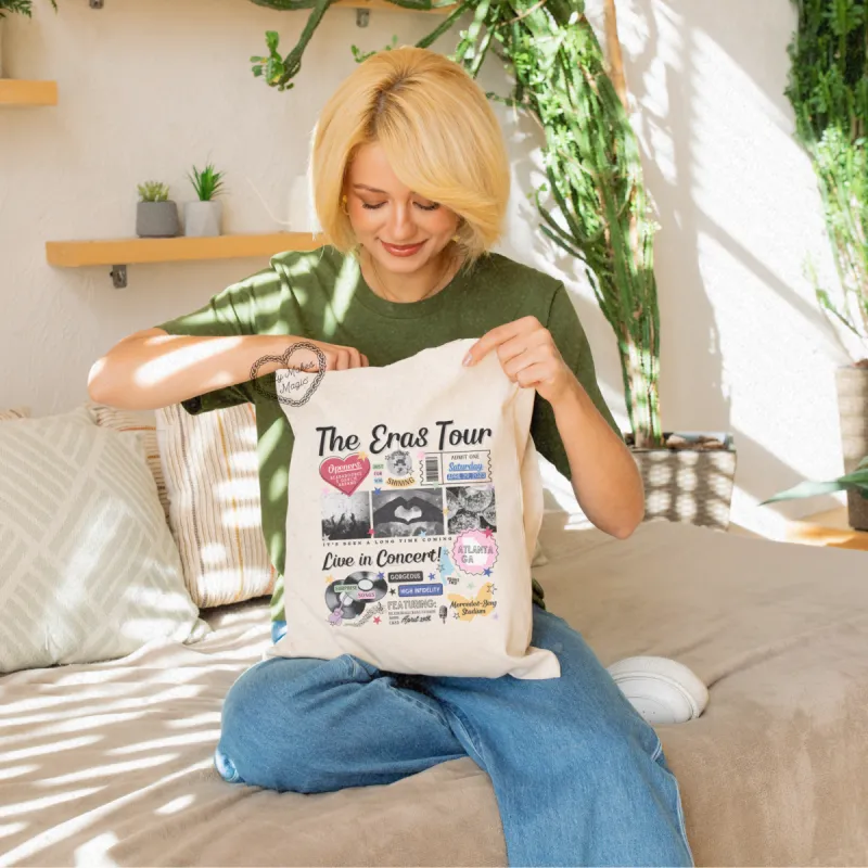 atlanta night 2 retro tote bag sold by Ally Makes Magic