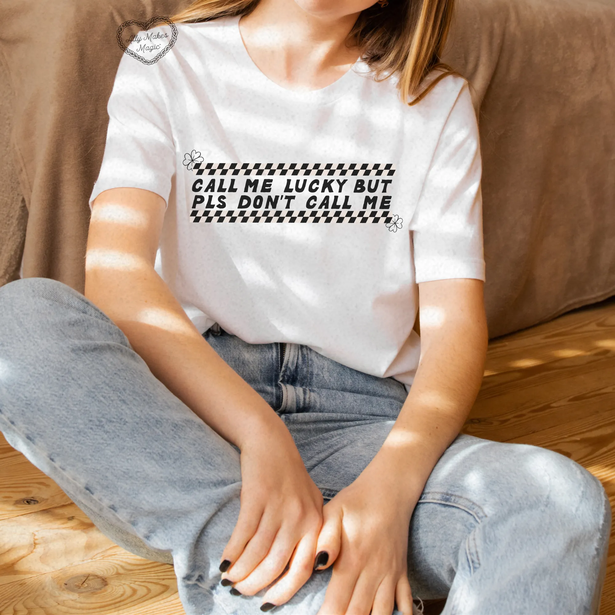 don't call me! tee sold by Ally Makes Magic product image thumbnail 2