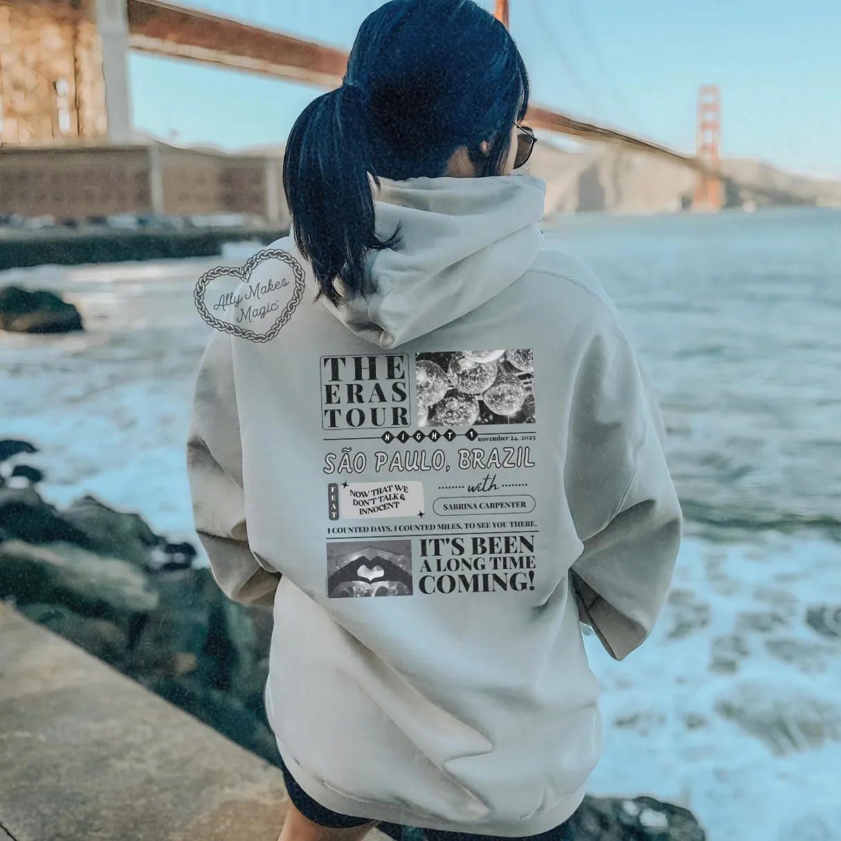 são paulo night 1 hoodie sold by Ally Makes Magic