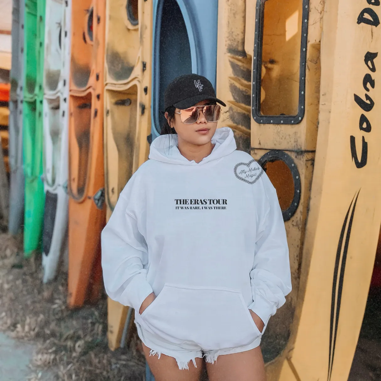 singapore night 5 hoodie sold by Ally Makes Magic product image thumbnail 2