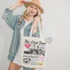 singapore night 6 retro tote bag sold by Ally Makes Magic