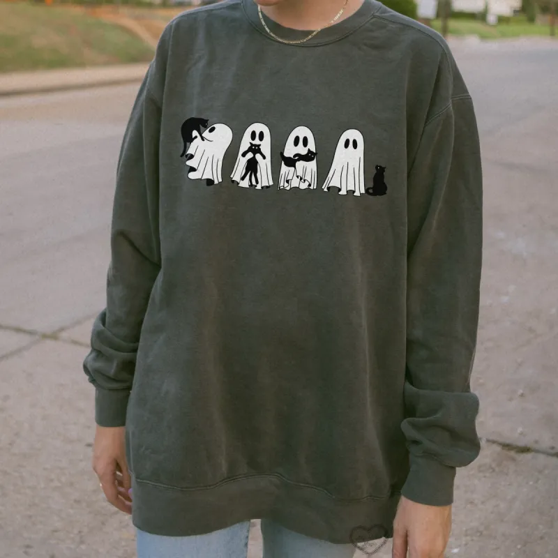 feline frights pullover sold by Ally Makes Magic