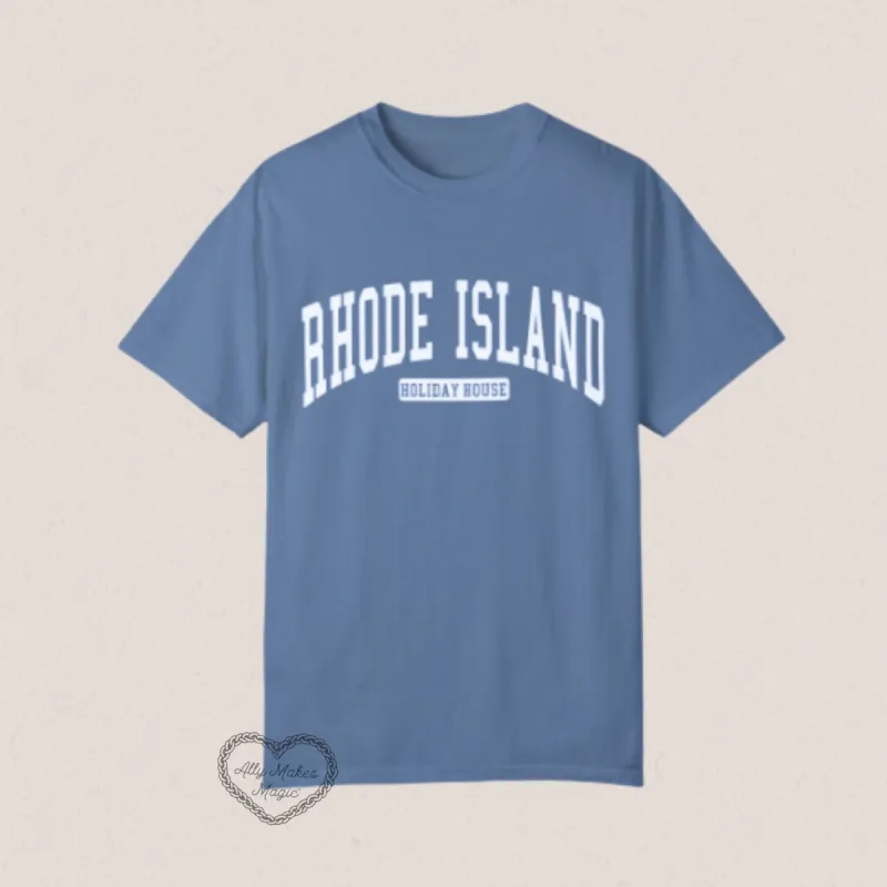 rhode island tee sold by Ally Makes Magic