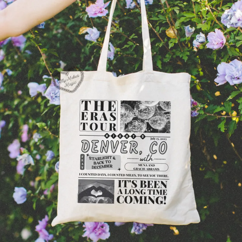 denver night 2 tote bag sold by Ally Makes Magic