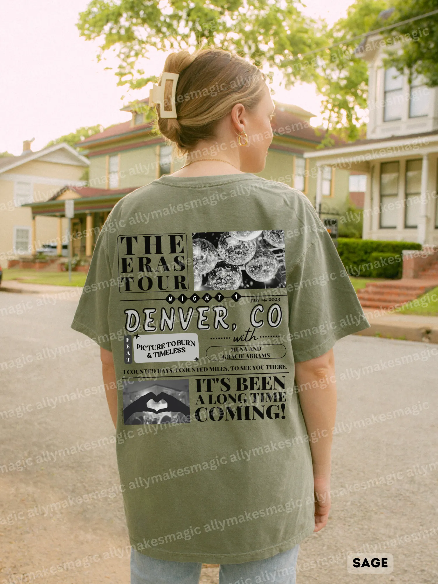 denver night 1 t-shirt | comfort colors sold by Ally Makes Magic