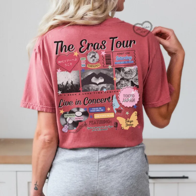 tokyo night 4 retro tee | comfort colors sold by Ally Makes Magic