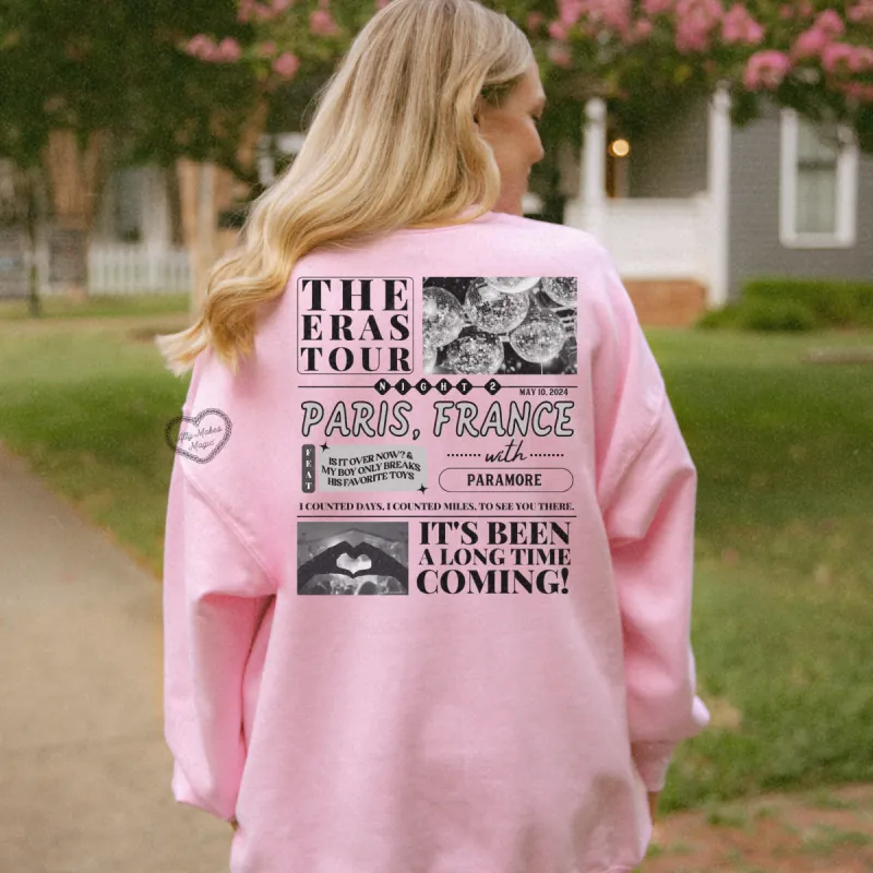 paris night 2 sweater | gildan sold by Ally Makes Magic