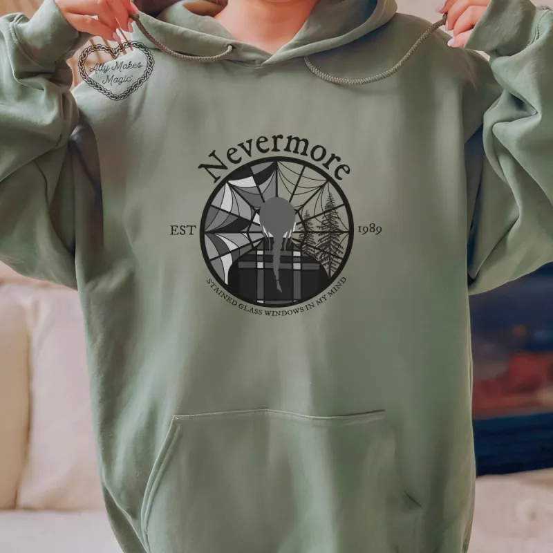 nevermore hoodie sold by Ally Makes Magic