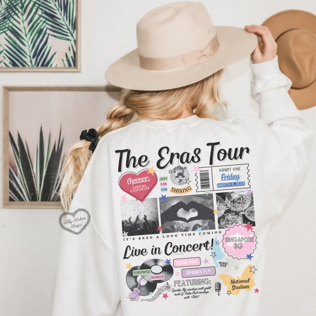 singapore night 5 retro sweater | gildan sold by Ally Makes Magic