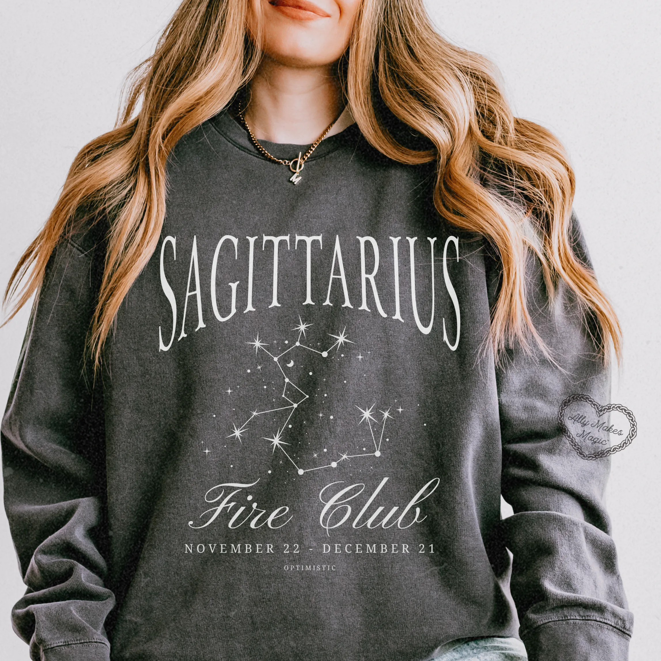 sagittarius zodiac crew sold by Ally Makes Magic product image thumbnail 4