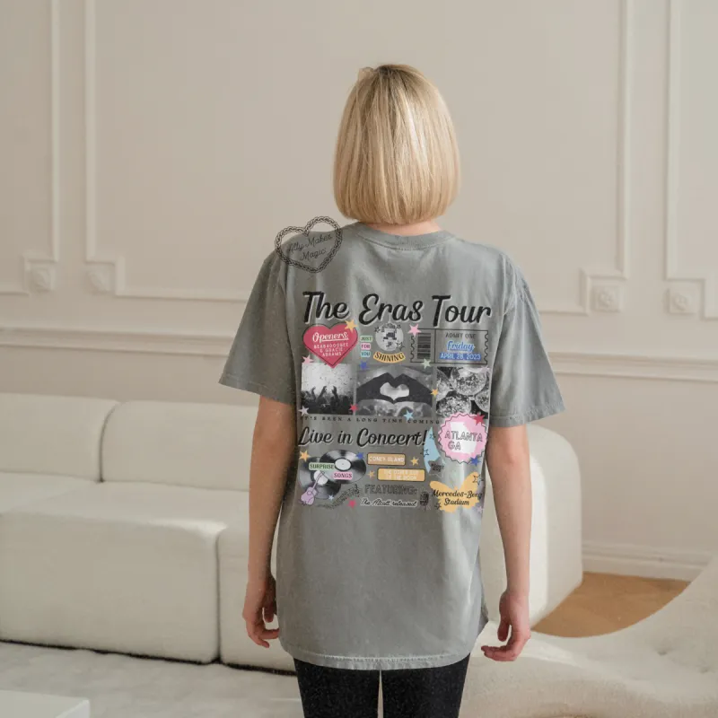 atlanta night 1 retro t-shirt | comfort colors sold by Ally Makes Magic