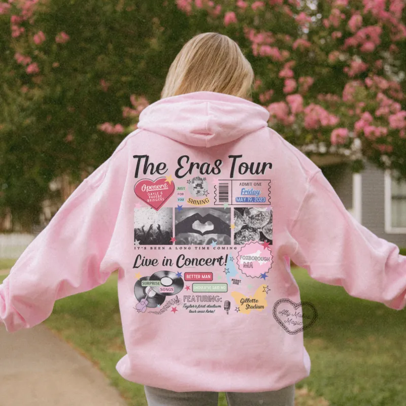 foxborough night 1 retro hoodie sold by Ally Makes Magic