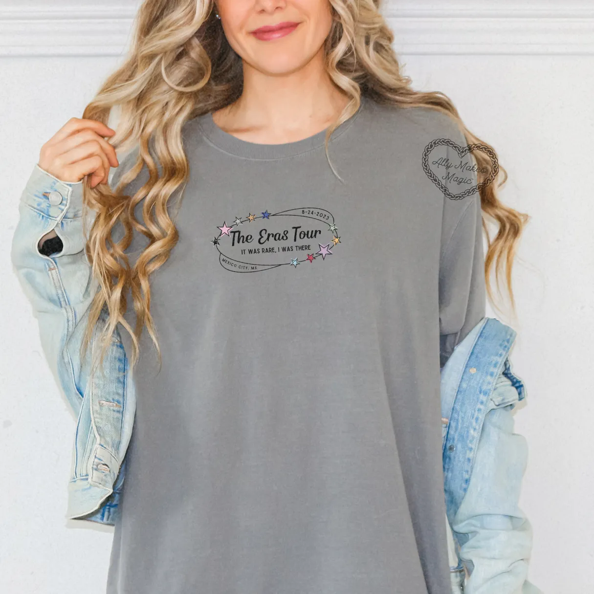 mexico city night 1 retro t-shirt | comfort colors sold by Ally Makes Magic product image thumbnail 2