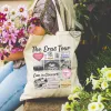 tampa night 3 retro tote bag sold by Ally Makes Magic