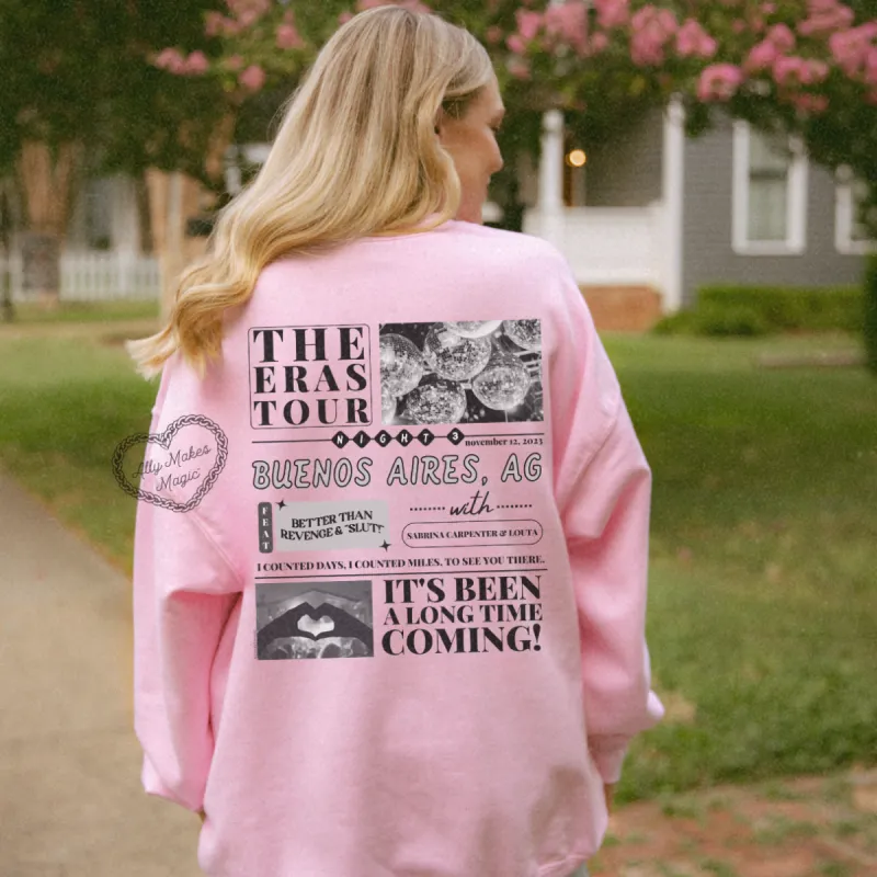 buenos aires night 3 sweater | gildan sold by Ally Makes Magic