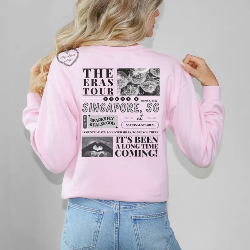 singapore night 5 sweater | gildan sold by Ally Makes Magic