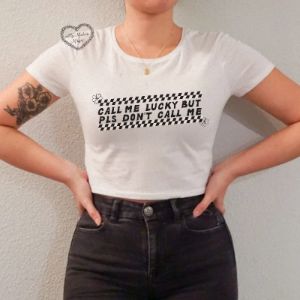 don't call me! crop baby tee sold by Ally Makes Magic