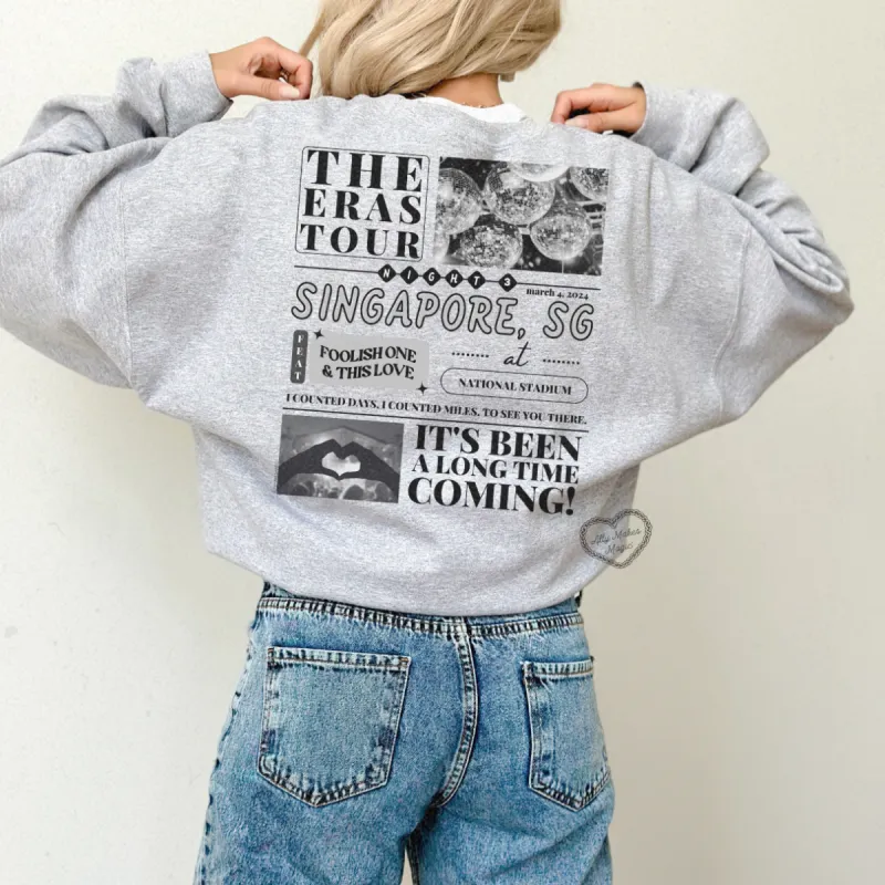 singapore night 3 sweater | gildan sold by Ally Makes Magic