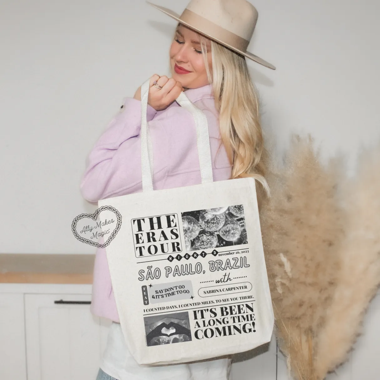 são paulo night 3 tote bag sold by Ally Makes Magic