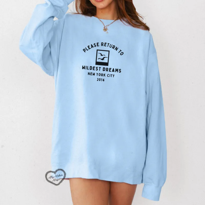 return to taylor: 1989 crewneck sold by Ally Makes Magic