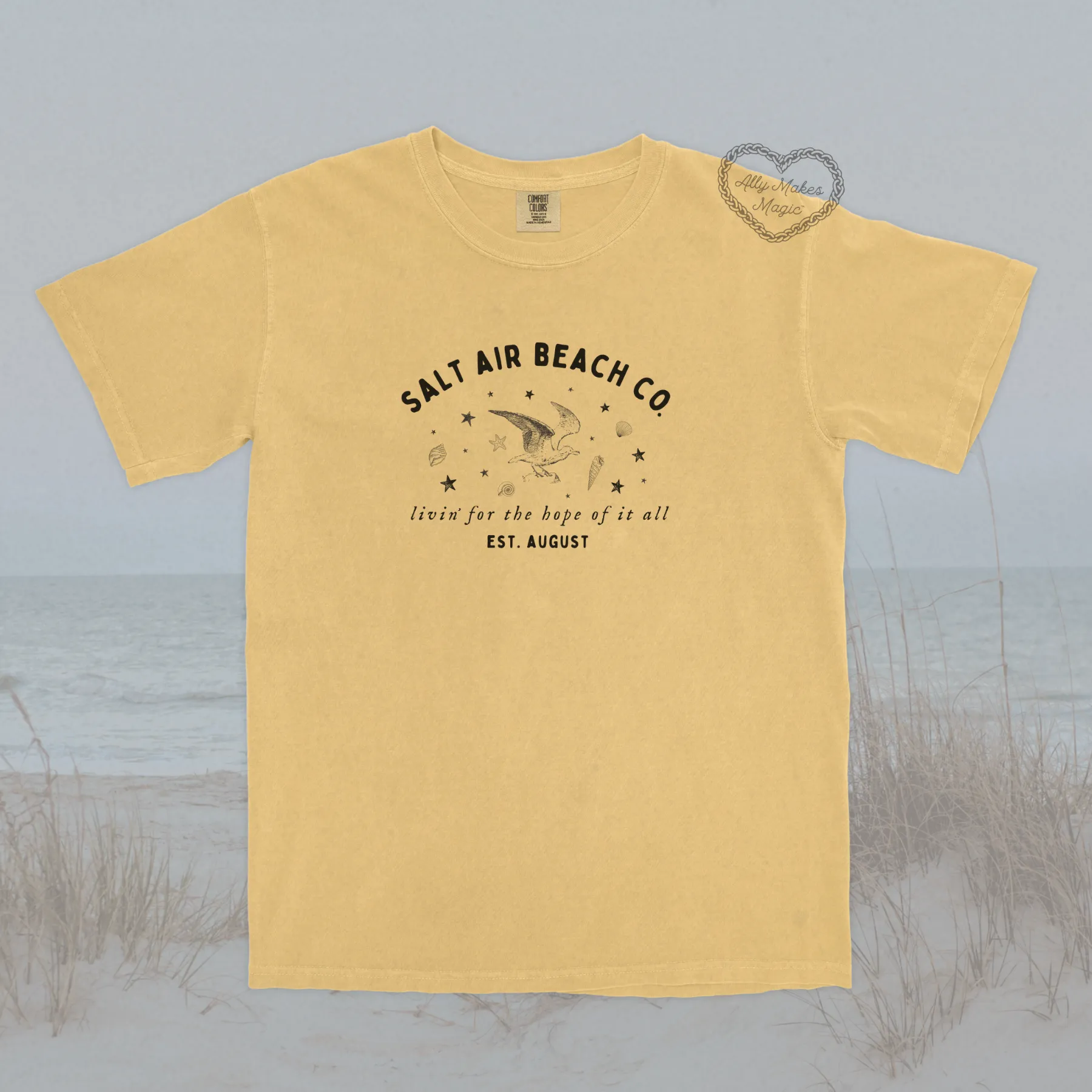 salt air beach co. tee sold by Ally Makes Magic product image thumbnail 3