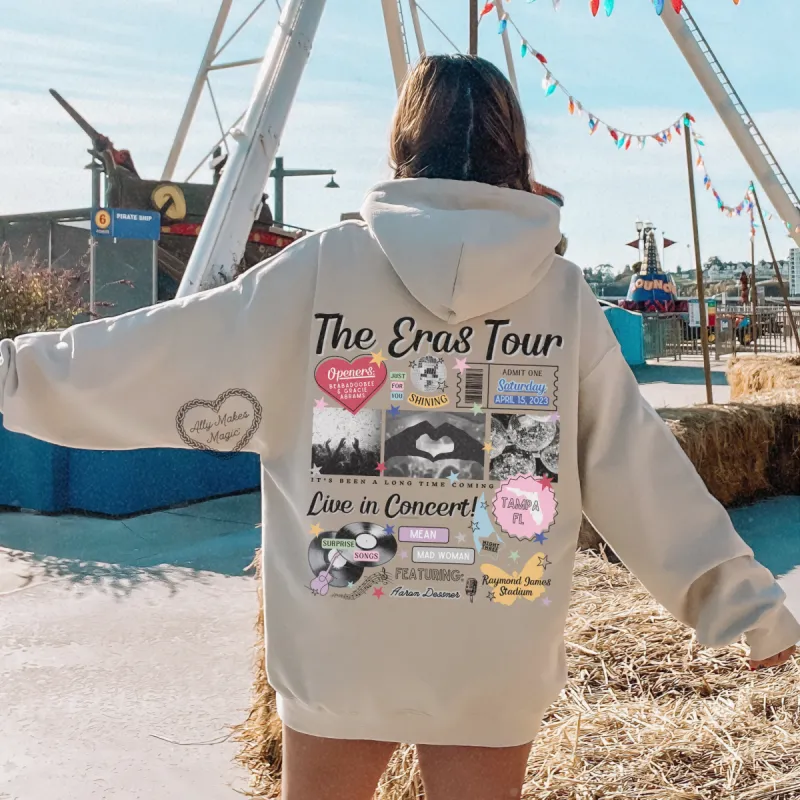 tampa night 3 retro hoodie sold by Ally Makes Magic